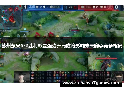 苏州东吴5-2胜利彰显强势开局或将影响未来赛季竞争格局