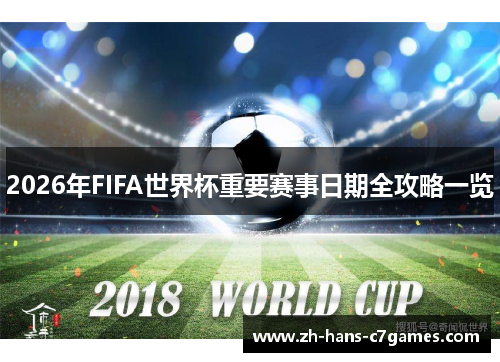 2026年FIFA世界杯重要赛事日期全攻略一览